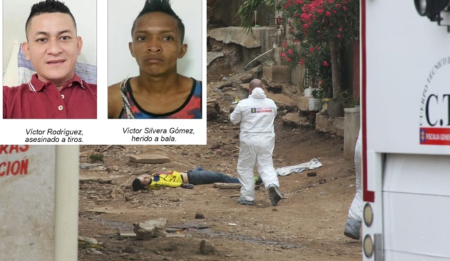 El cuerpo sin vida de alias ‘Yoyo’ quedó tendido en lugar de los hechos luego de ser atacado a tiros por desconocidos.