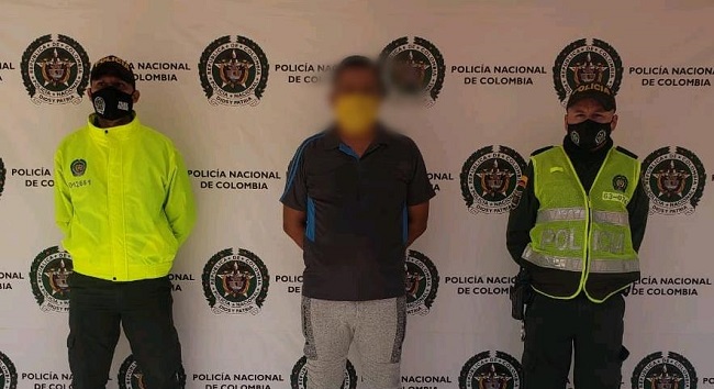 Jairo Javier Caballero Altamar, fue capturado en sectores de barrio Manzanares en el sur de Santa Marta.
