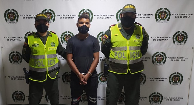 Cristian Yesid López Cantillo, fue capturado por la Policía del departamento del Magdalena.