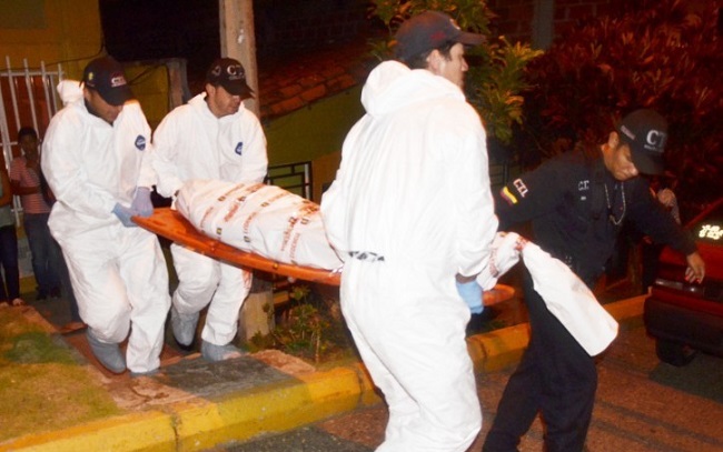 El cuerpo sin vida de José Enrique Romero Charris fue llevado hasta morgue del municipio de Fundación.