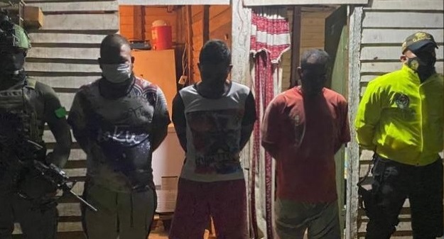 Víctor Alfonso Pacheco, alias ‘Conejo’ junto a otros dos hombres fue capturado en la parte alta del barrio Once de Noviembre.