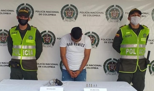 Camilo Andrés Miranda Rada, fue capturado por la Policía Metropolitana de Santa Marta.