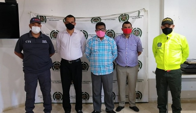 Norberto Yépez Zarate, Jorge Luis Barrios Martínez, y Edison Rafael Núñez Monterrosa, fueron capturados por presuntamente abusar de una menor de edad.