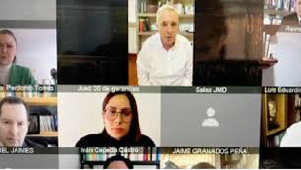 La audiencia en el Juzgado 30 de Bogotá en la que se pidió la libertad del expresidente Álvaro Uribe se llevó a cabo de manera virtual