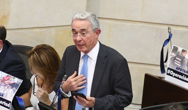 Álvaro Uribe Vélez, expresidente de Colombia.