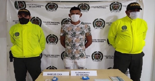 Julio César García Zambrano, fue capturado por la Policía en el municipio de Plato.