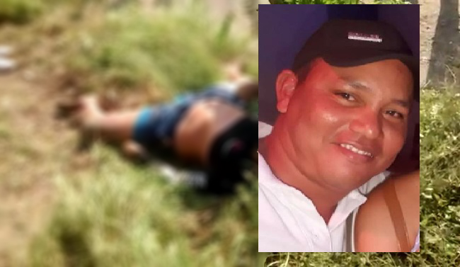 El motociclista Luis Jinez fue embestido junto a su acompañante por un vehículo cuyo conductor les invadió el carril. 