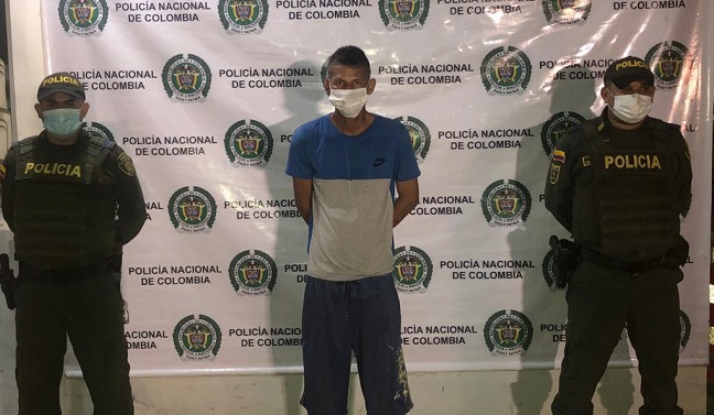 Adonis Antonio Fornerino Jiménez, fue capturado por lesiones personales.
