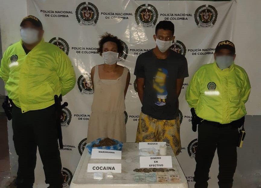 Jesús Manuel Orozco Crespo y su compañera sentimental Brenda Margarita Polo Martínez, fueron apresados en operativo policial.