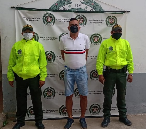Ramiro Enrique Castro De La Cruz, fue capturado mediante labores de seguimiento e inteligencia por parte de la Policía del Magdalena.