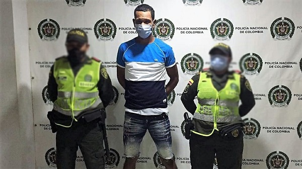 Jesús Gregorio Burgos Montenegro, alias ‘Cachama’, capturado por homicidio.