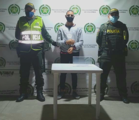 Faudy Javier Pacheco Silva, fue capturado en cumplimiento a una orden judicial.