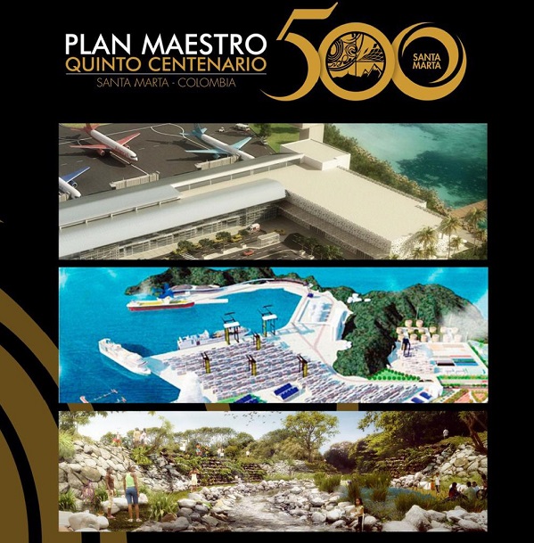 El Plan “Santa Marta 500 años” incluye los principales proyectos estratégicos para garantizar el desarrollo de la ciudad.