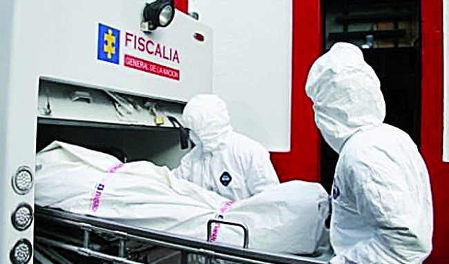 El cuerpo sin vida de Luis Cotes fue llevado hasta la morgue del Instituto de Medicina Legal de Santa Marta. Foto  referencia