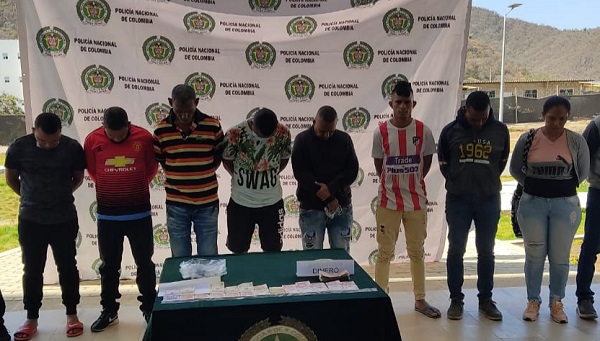 Julio Rojano Ascencio, Gilmer Zúñiga Jiménez, Jorge Turizo, José Flórez Días, Juan Piñeros Cordero, Luis Fontalvo Pineda, Luzmila Córdoba Cabarcas, Marco Castblanco Martínez, Carlos Lozano Saumeth, y Omar Pérez Ospino, capturados.