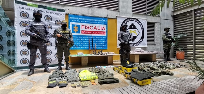 Durante el operativo fueron incautadas 7 armas de fuego de corto y largo alcance.