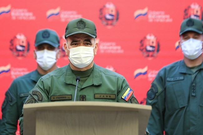 Ministro de Defensa de Venezuela, Vladimir Padrino López.