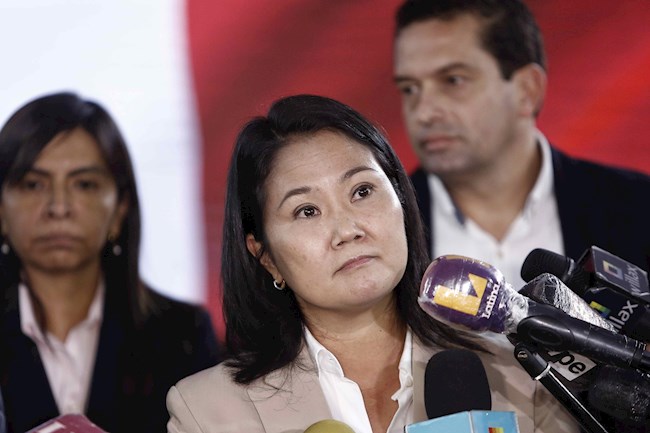  La candidata presidencial peruana Keiko Fujimori. EFE