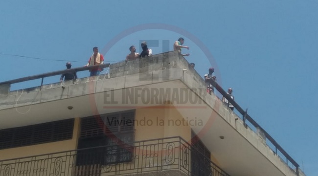 Amotinamiento en Santa Marta.