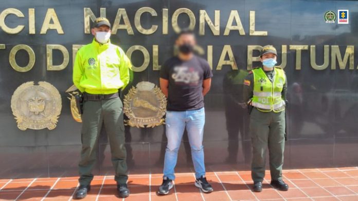 El implicado fue capturado por la Policía de infancia y Adolescencia en Mocoa, Putumayo, en cumplimiento de una orden judicial.
