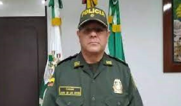 Coronel Jesús De Los Reyes, comandante de la Policía Metropolitana de Santa Marta.