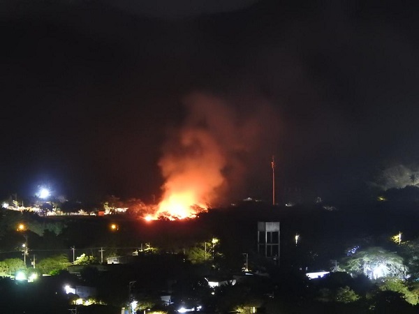El incendio de esta mañana