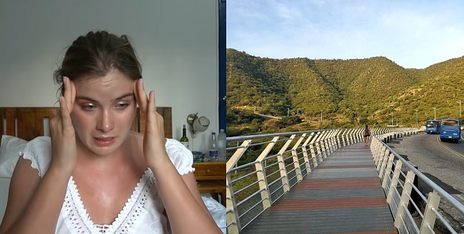 Aterrorizada y entre lágrimas, la youtuber extranjera Alina Mcleod relató el intento de atraco que sufrió en el sendero peatonal del Ziruma en Santa Marta.