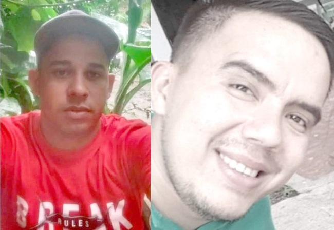 Yeison Ospina Ruiz y Miguel Ángel Villamizar, murieron en un accidente de tránsito. 