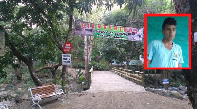 Harold Jesús Rosado de la Torre, joven asesinado en la vereda Paso del Mango del corregimiento de Bonda. 