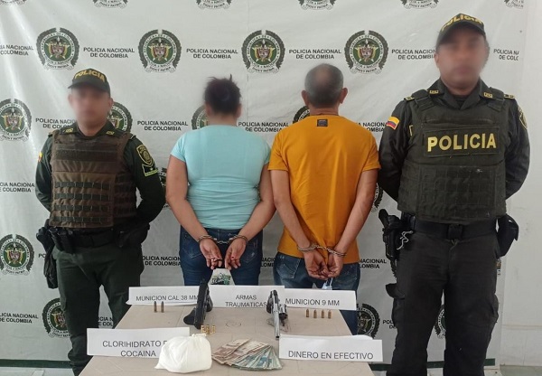  Belkis Martínez y Abel Maldonado fueron capturados en el municipio de Fundación, Magdalena.
