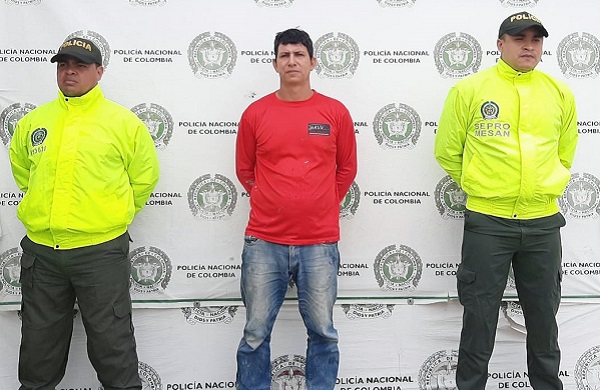 Leopoldo Posada Jiménez, capturado por la Policía Metropolitana de Santa Marta.