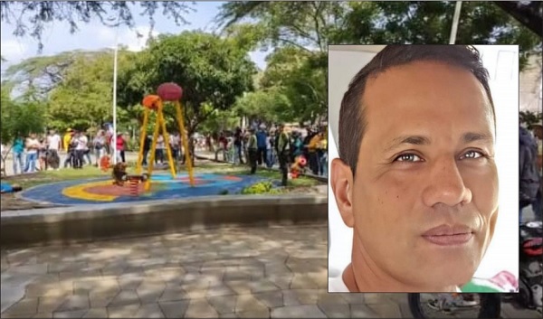 Omar Enrique Guerrero Acosta, prestamista asesinado en la mañana de este jueves en el parque Los Trupillos.
