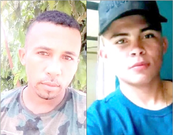 William Rivera Mejía y Luis Eduardo Guerra Lobo, asesinados a tiros en la Sierra Nevada de Santa Marta.
