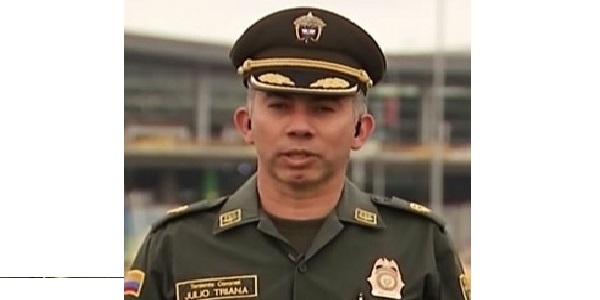 Coronel Julio Ernesto Triana Vergel, comandante entrente de la Policía en el Magdalena