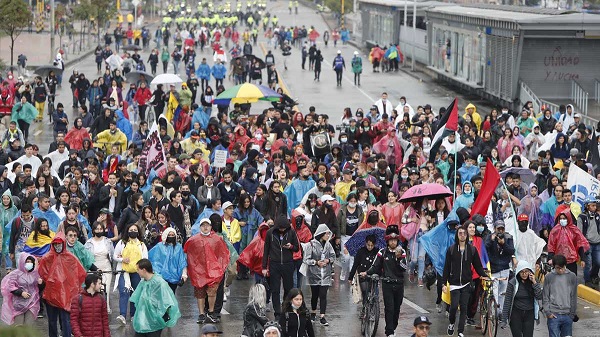 La marcha que tendrá epicentro en Santa Marta está prevista para realizarse de manera pacífica. Foto referencia