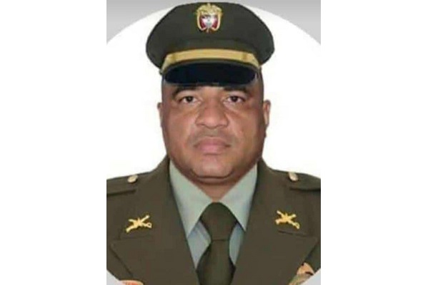 Luis Guillermo Rincón Molina, patrullero muerto.