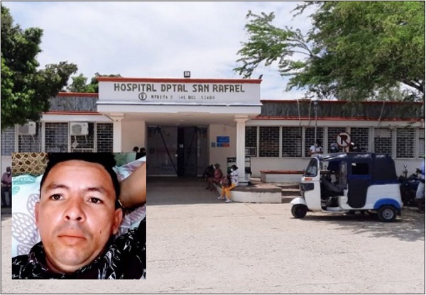 El agricultor José Antonio Ropero Dávila fue trasladado hasta el Hospital San Rafael de Fundación a donde fue ingresado sin signos vitales.