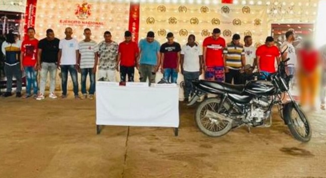 Estos fueron capturados en operativo de Policía, Gaula y Ejército Nacional.