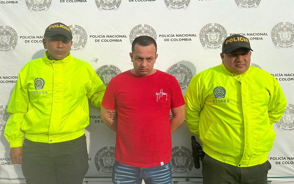 Francisco Javier Salina Corrales, detenido por varios delitos, entre estos, el de homicidio.
