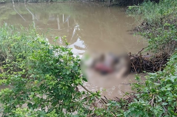 El cuerpo sin vida de esta persona fue hallado en de reservorio de agua. 