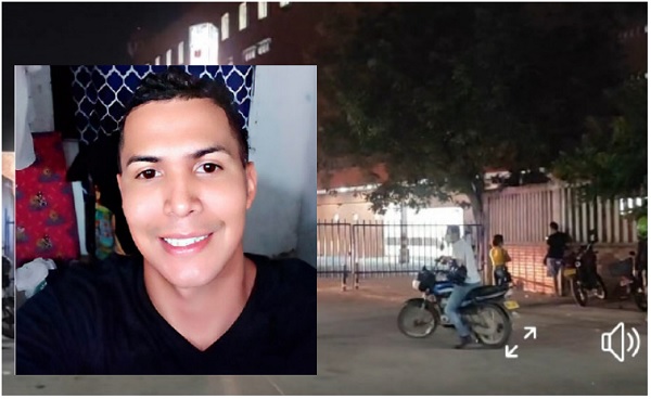 Óscar Fabián Céspedes, mototaxista herido en confusos hechos registrados en el barrio Juan XXIII.