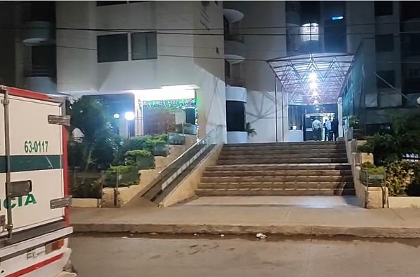 Juan David Barreto cayó de la parte alta de un edificio en El Rodadero.