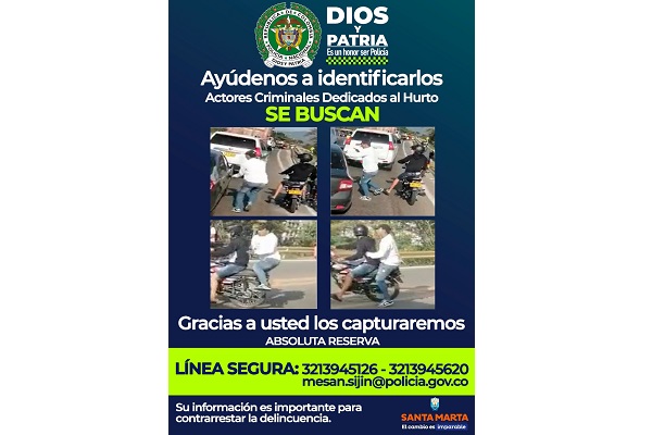 Los tres presuntos atracadores quedaron registrados en un video que en el momento preciso grababa un conductor.
