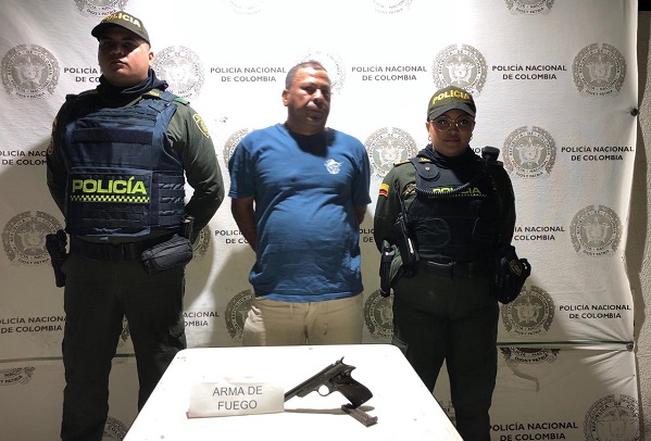 Armando Rafael Fernández, fue detenido por personal de la Policía Metropolitana de Santa Marta.