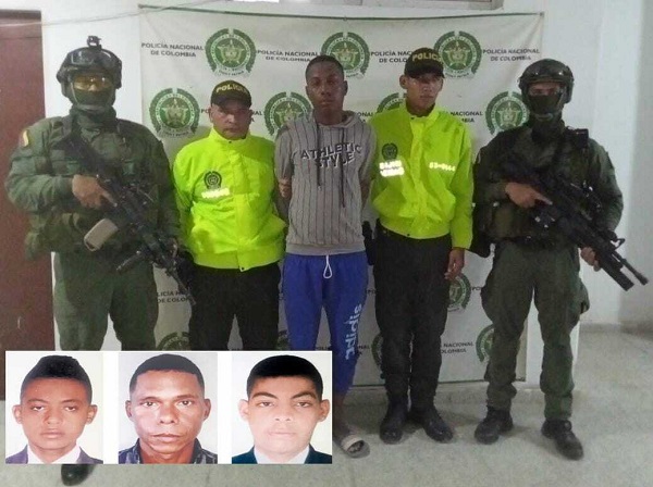 Luis José García Pirela, capturado para responder por el delito de homicidio.