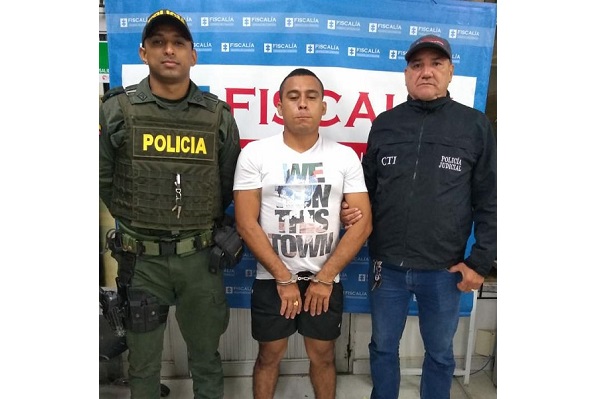 Horacio Antonio Corrales Hernández, fue capturado personal de CTI de la Fiscalía y Policía Metropolitana.