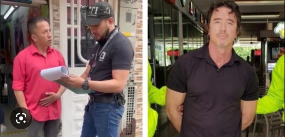Guillermo Alejandro Castillo Aguilar y Patrick Dale Liljebeck, capturados por personal de la Fiscalía en Bogotá y Barranquilla, respectivamente.