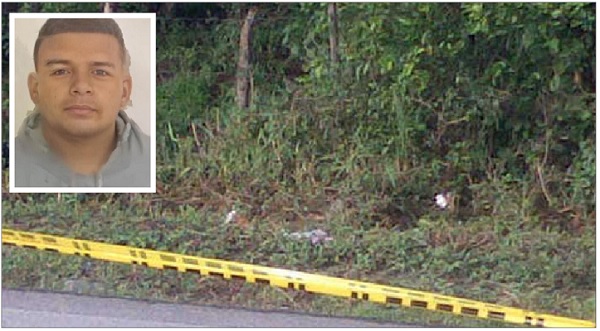 El cadáver de Luis Alfonso Villanueva Briceño, fue encontrado por personas que pasaban por el ligar. Foto lugar refencia