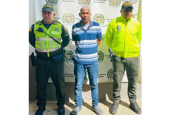 Álvaro Hurtado, fue capturado por personal adscrito a la Policía del Magdalena.