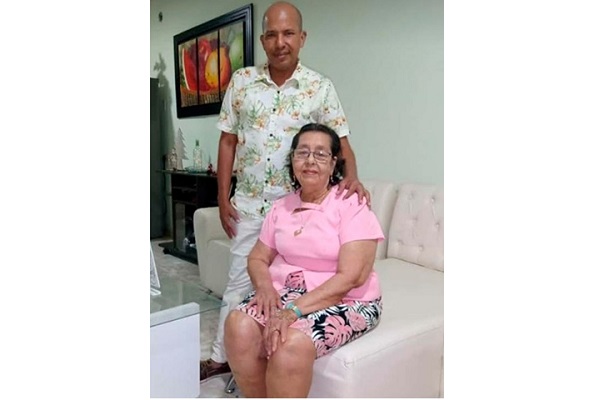 Alfredo de Jesús Sarmiento Agamez y su señora madre, Ninfa Esther Agamez Trujillo, muertos.